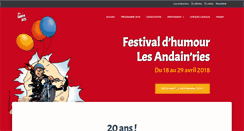 Desktop Screenshot of lesandainries.fr